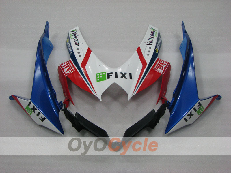 Kit de carenado de inyección para GSX R750 08-10 - Azul, Blanco - FIXI #OYO87905422