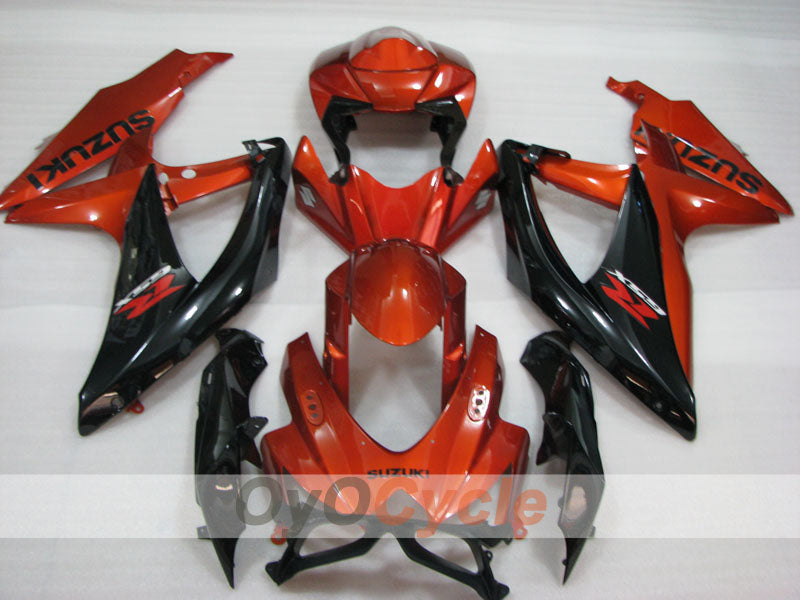 Kit de carenado por inyección para GSX R600 08-10 - Naranja, Negro - Estilo de fábrica #OYO87905381 Imagen principal del producto