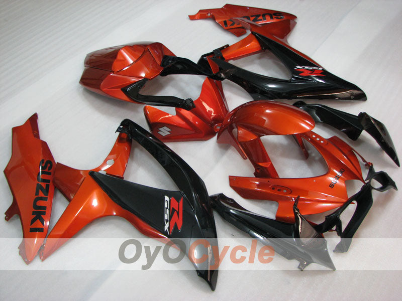 Kit de carenado por inyección para GSX R600 08-10 - Naranja, Negro - Estilo de fábrica #OYO87905381 Imagen secundaria del producto