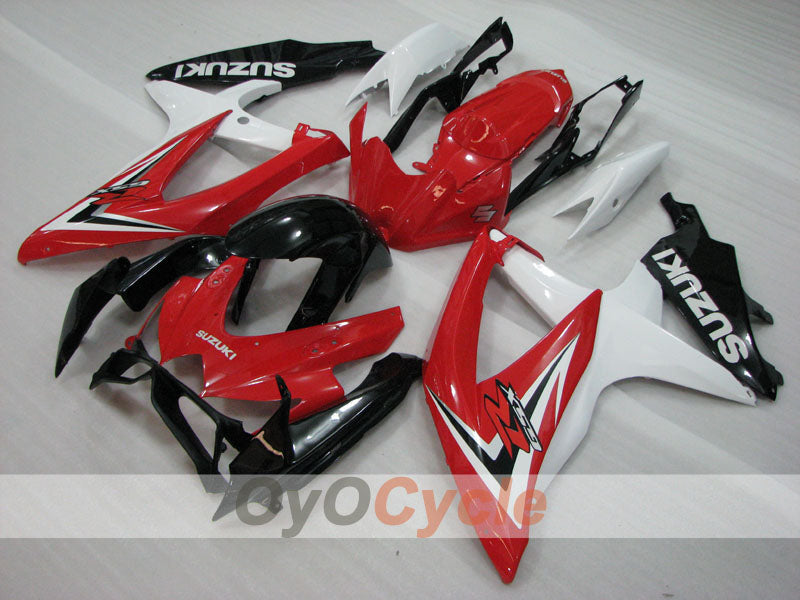 Carenado de inyección para GSX R750 08-10 - Rojo, Blanco, Negro - Estilo de fábrica #OYO87905425 Imagen secundaria del producto