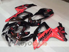 Kit de carenado por inyección para GSX R600 08-10 - Negro, Rosa - Jordan #OYO87905383