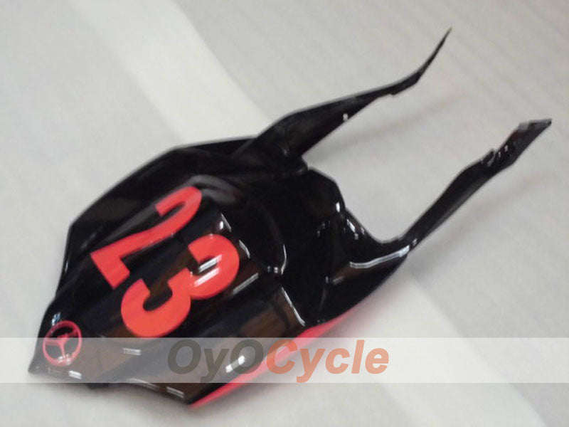Kit de carenado por inyección para GSX R600 08-10 - Negro, Rosa - Jordan #OYO87905383