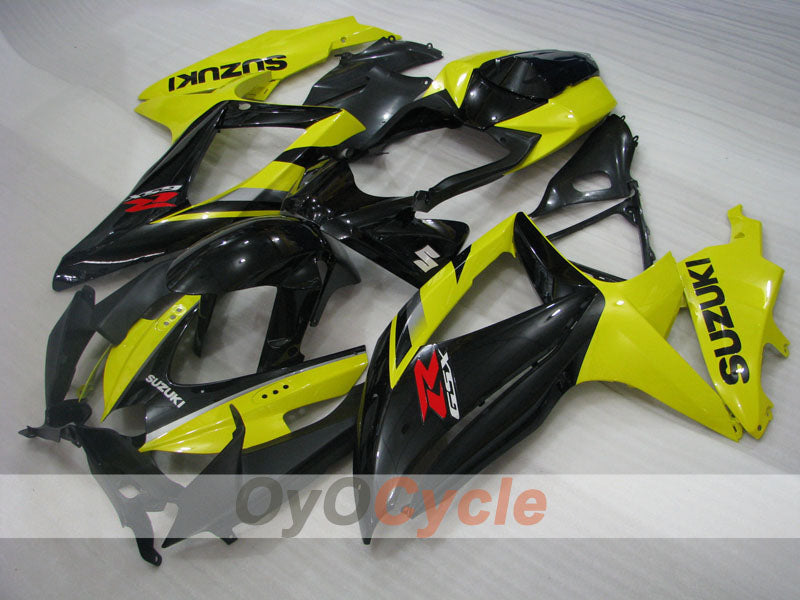 Kit de carenado por inyección para GSX R750 08-10 - Amarillo, negro - Estilo de fábrica #OYO87905427 Imagen secundaria del producto