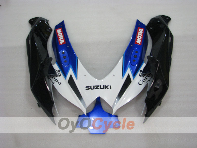 Kit de carenado por inyección para GSX R750 08-10 - Azul, Blanco - Corona #OYO87905429