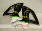Kit de carenado por inyección para GSX R750 08-10 - Blanco, Negro - Monster #OYO87905431