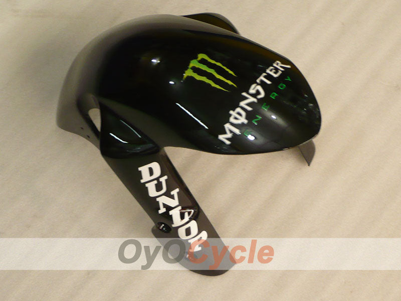Kit de carenado por inyección para GSX R750 08-10 - Blanco, Negro - Monster #OYO87905431