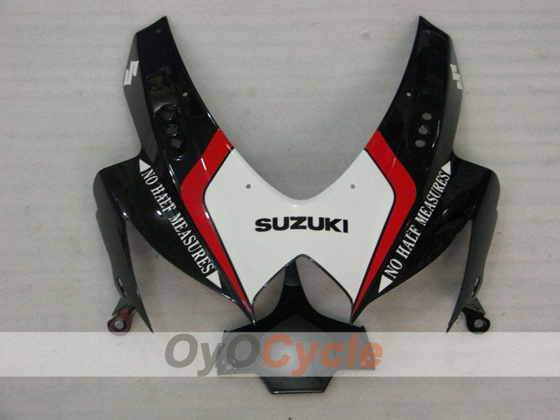 Kit de carenado por inyección para GSX R600 08-10 - Blanco, Negro - Beacon #OYO87905389