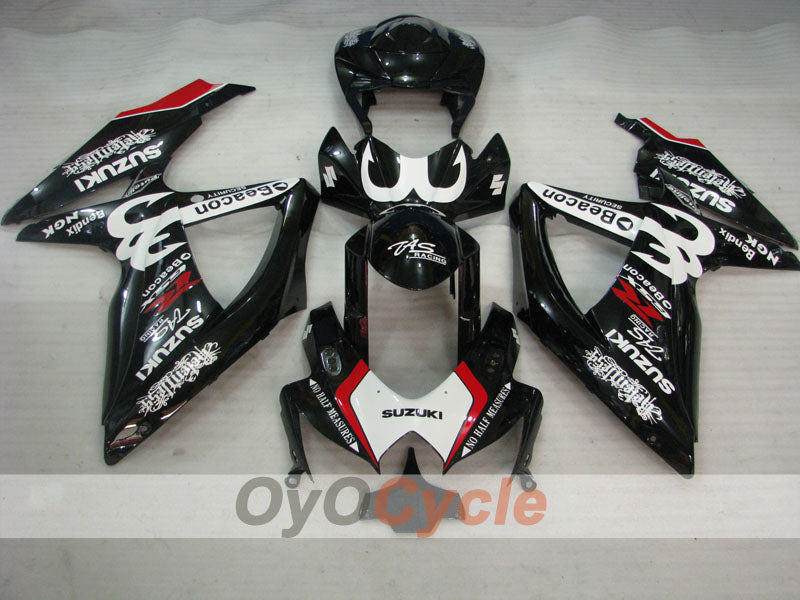 Carenado de inyección para GSX R750 08-10 - Blanco, Negro - Faro #OYO87905432 Imagen secundaria del producto