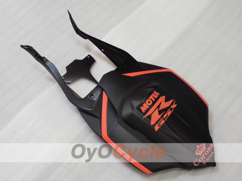 Kit de carenado por inyección para GSX R750 08-10 - Naranja, Negro, Mate - Corona #OYO87905434