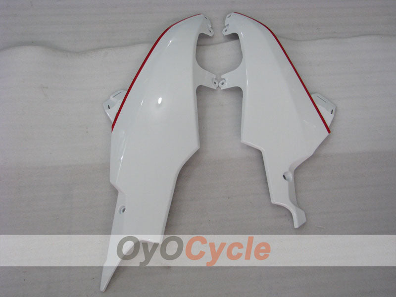 Kit de carenado por inyección para GSX R600 08-10 - Blanco, Negro - YOSHIMURA #OYO87905392