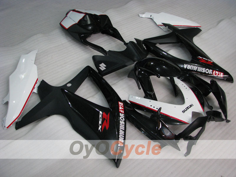 Kit de carenado por inyección para GSX R750 08-10 - Blanco, Negro - YOSHIMURA #OYO87905435