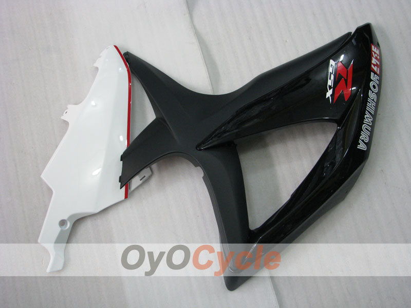 Kit de carenado por inyección para GSX R600 08-10 - Blanco, Negro - YOSHIMURA #OYO87905392