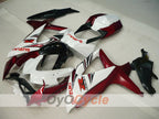 Kit de carenado de inyección para GSX R750 08-10 - Color rojo vino, blanco - Estilo de fábrica #OYO87905437