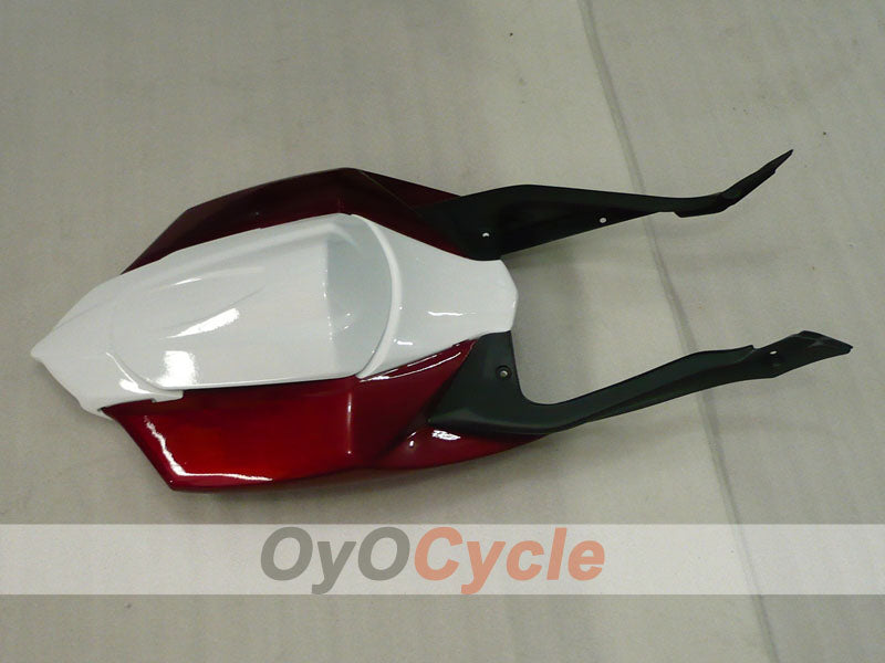 Kit de carenado de inyección para GSX R750 08-10 - Color rojo vino, blanco - Estilo de fábrica #OYO87905437