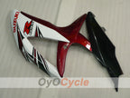Kit de carenado de inyección para GSX R750 08-10 - Color rojo vino, blanco - Estilo de fábrica #OYO87905437