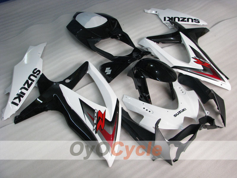 Kit de carenado por inyección para GSX R750 08-10 - Blanco, Negro - Estilo de fábrica #OYO87905438 Imagen principal del producto