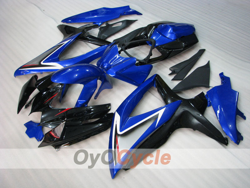 Kit de carenado por inyección para GSX R600 08-10 - Azul, Negro - Estilo de fábrica #OYO87905395 Imagen secundaria del producto