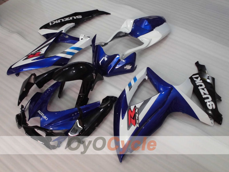 Kit de carenado inyectado para GSX R600 08-10 - Azul, Blanco, Negro - Estilo de fábrica #OYO87905396 Imagen secundaria del producto