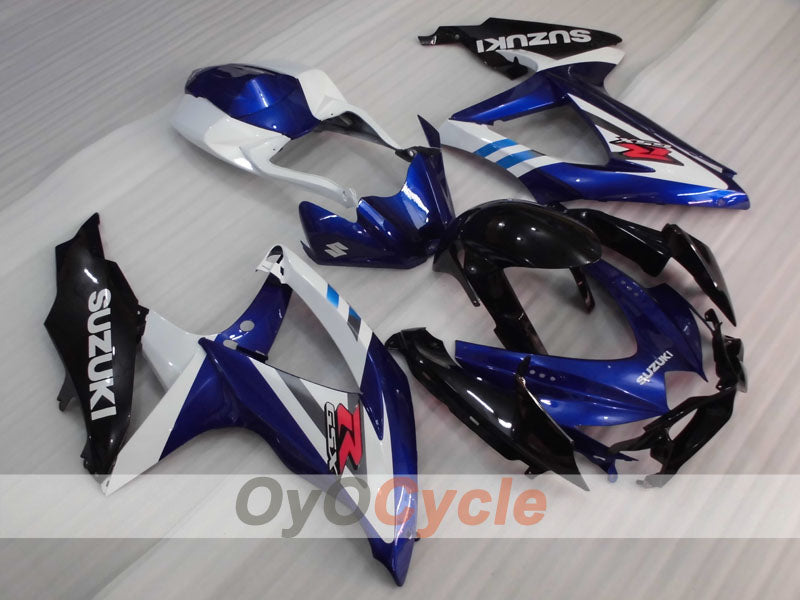 Kit de carenado inyectado para GSX R600 08-10 - Azul, Blanco, Negro - Estilo de fábrica #OYO87905396 Imagen principal del producto