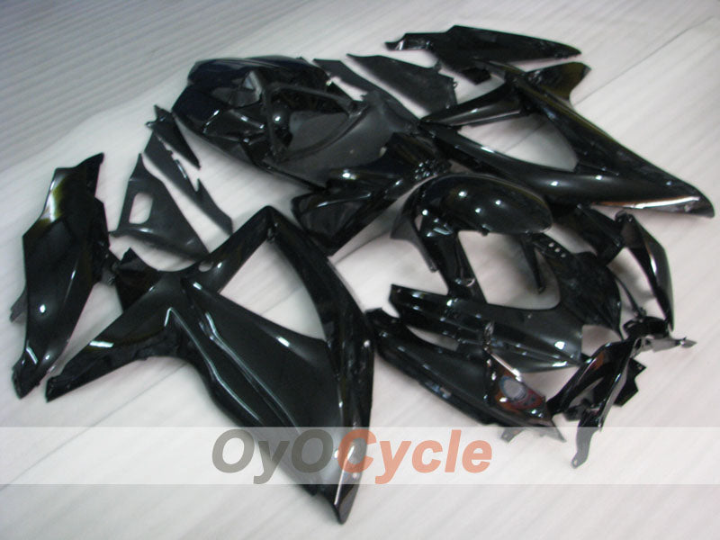 Kit de carenado de inyección para GSX R750 08-10 - Negro - Sin pegatinas/calcomanías, Estilo de fábrica #OYO87905442 Imagen principal del producto