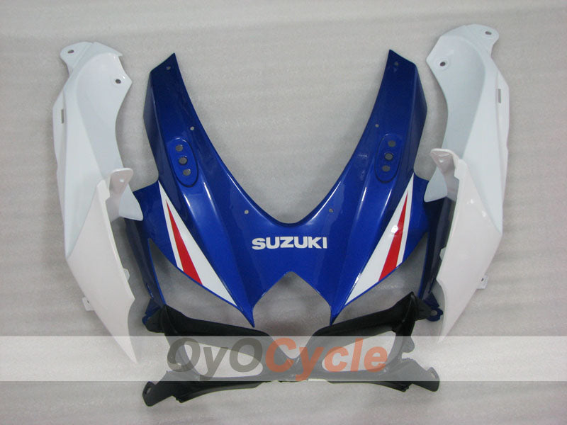 Kit de carenado de inyección para GSX R750 08-10 - Azul, blanco, negro - Estilo de fábrica #OYO87905447