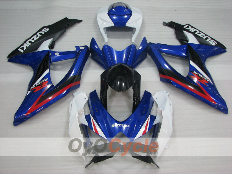 Carenado de inyección para GSX R600 08-10 - Azul, blanco, negro - Estilo de fábrica #OYO87905403 Imagen secundaria del producto