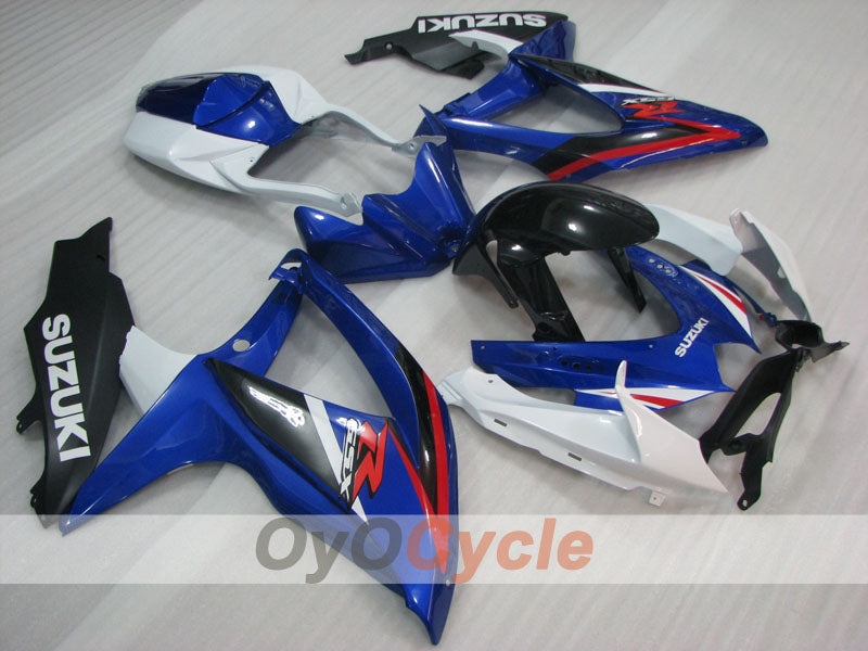 Carenado de inyección para GSX R600 08-10 - Azul, blanco, negro - Estilo de fábrica #OYO87905403 Imagen principal del producto