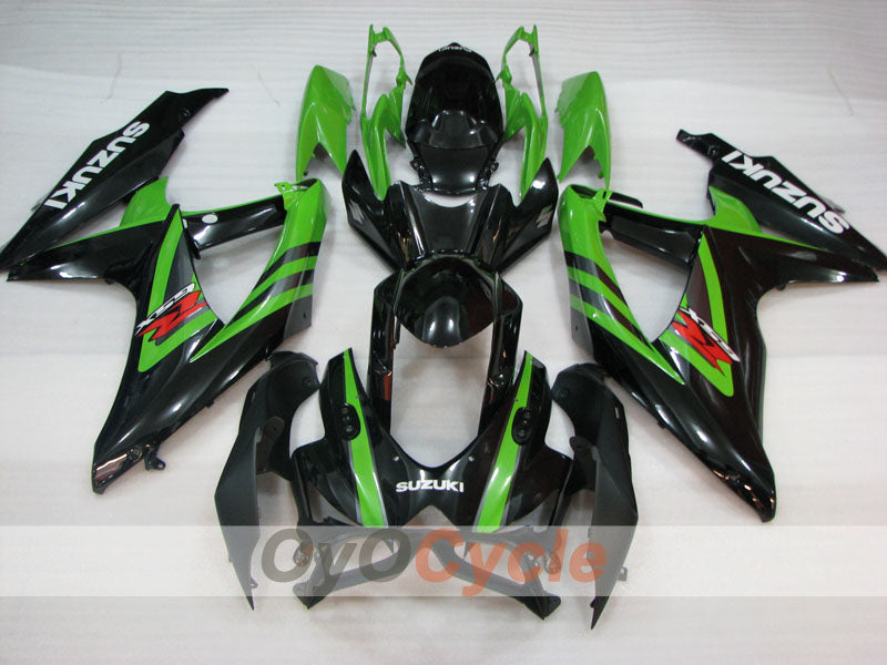 Carenado de inyección para GSX R600 08-10 - Verde, Blanco, Negro - Estilo de fábrica #OYO87905404 Imagen principal del producto