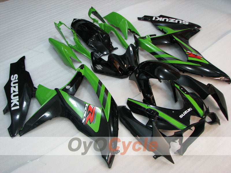Kit de carenado de inyección para GSX R750 08-10 - Verde, Negro - Estilo de fábrica #OYO87905448 Imagen principal del producto