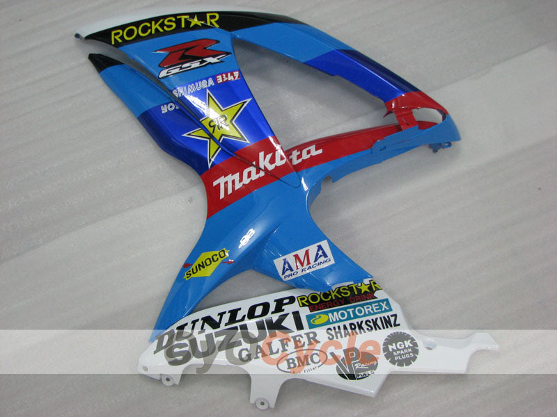Carenado por inyección para GSX R600 08-10 - Azul - Rockstar #OYO87905405