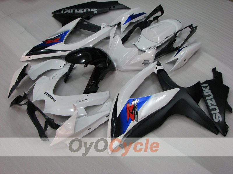 Kit de carenado de inyección para GSX R750 08-10 - Blanco, Negro - Estilo de fábrica #OYO87905450 Imagen secundaria del producto