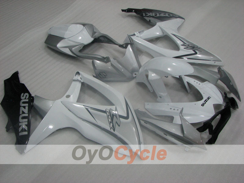 Carenado de inyección para GSX R600 08-10 - Blanco, Gris - Estilo de fábrica #OYO87905407 Imagen principal del producto