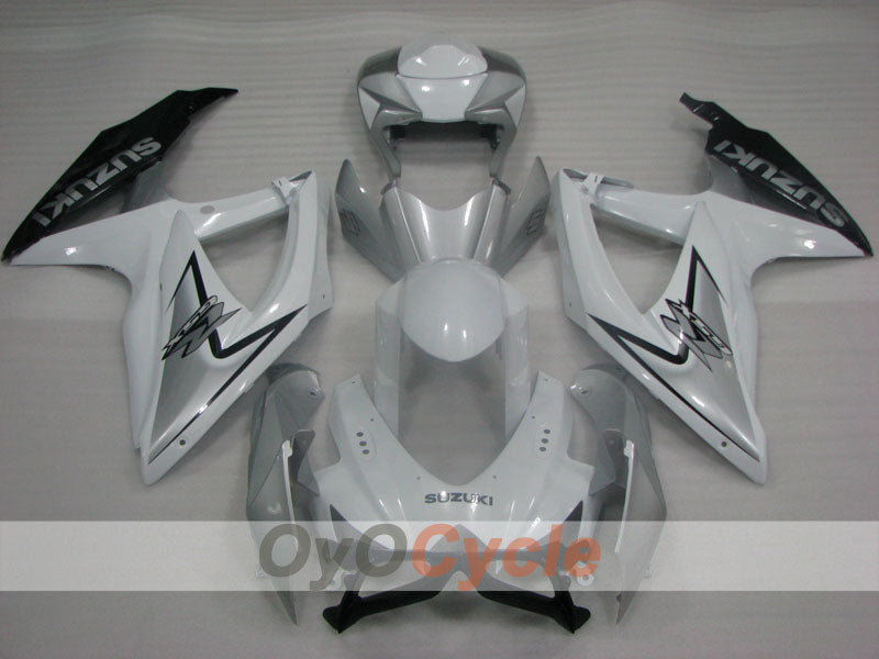 Kit de carenado de inyección para GSX R750 08-10 - Blanco, Gris - Estilo de fábrica #OYO87905451 Imagen secundaria del producto