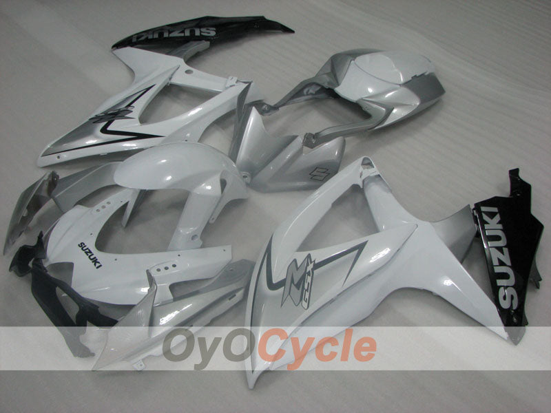 Carenado de inyección para GSX R600 08-10 - Blanco, Gris - Estilo de fábrica #OYO87905407 Imagen secundaria del producto