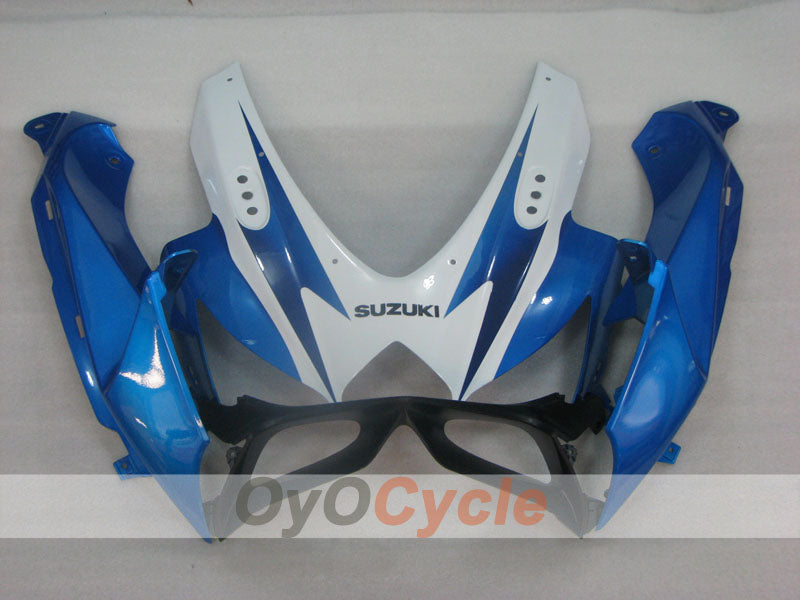Kit de carenado por inyección para GSX R750 08-10 - Azul, blanco - Estilo de fábrica #OYO87905453