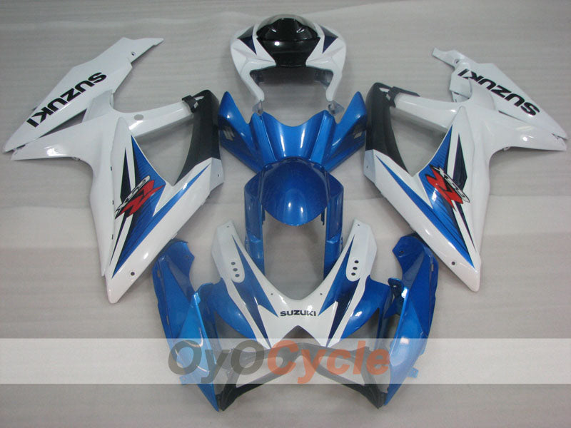 Kit de carenado por inyección para GSX R600 08-10 - Azul, blanco - Estilo de fábrica #OYO87905409 Imagen secundaria del producto
