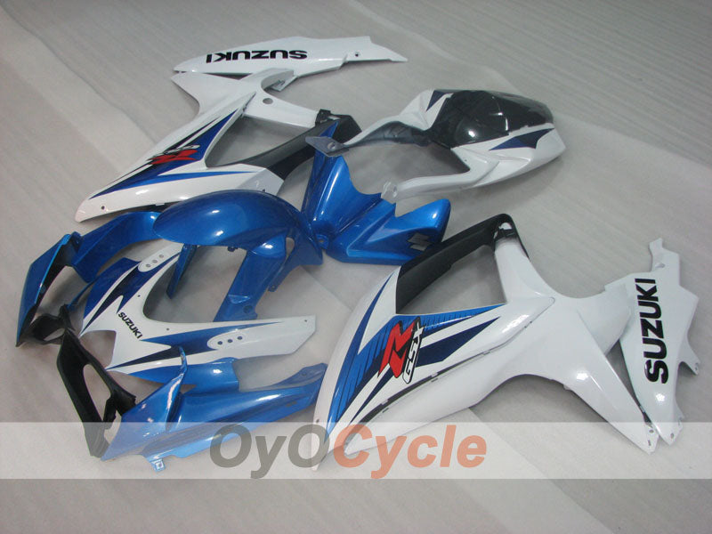 Kit de carenado por inyección para GSX R600 08-10 - Azul, blanco - Estilo de fábrica #OYO87905409 Imagen principal del producto