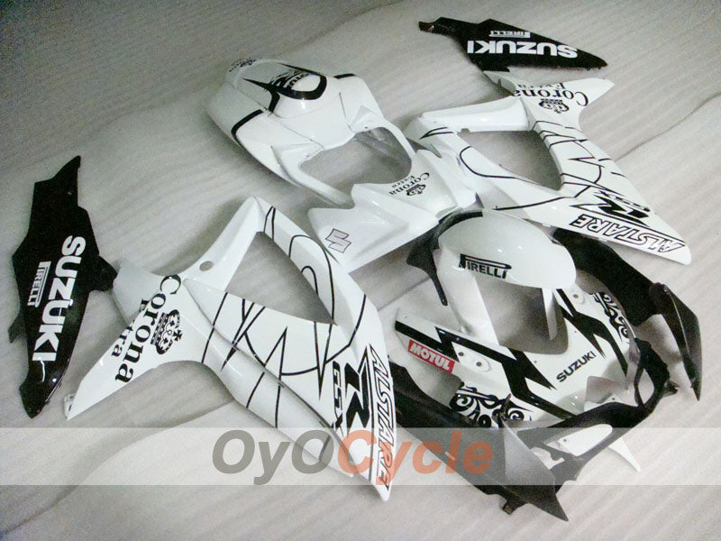 Carenado de inyección para GSX R750 08-10 - Blanco, Negro - Corona #OYO87905456 Imagen principal del producto
