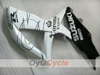 Carenado de inyección para GSX R600 08-10 - Blanco, Negro - Corona #OYO87905413