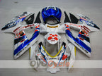 Carenado de inyección para GSX R750 08-10 - Azul, Blanco - Dark Dog #OYO87905458
