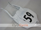 Carenado de inyección para GSX R750 08-10 - Azul, Blanco - Jordan #OYO87905459