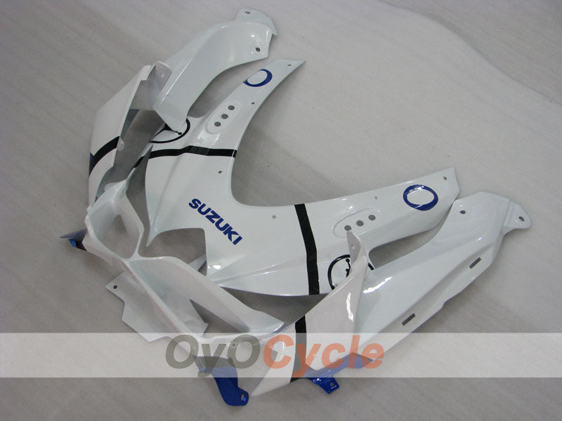 Carenado de inyección para GSX R750 08-10 - Azul, Blanco - Jordan #OYO87905459
