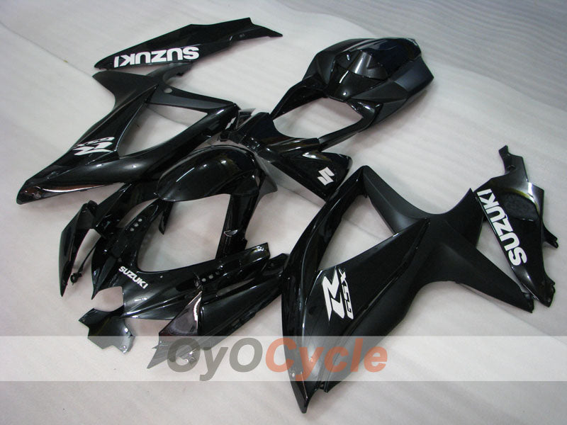 Kit de carenado de inyección para GSX R750 08-10 - Negro, mate - Estilo de fábrica #OYO87905460