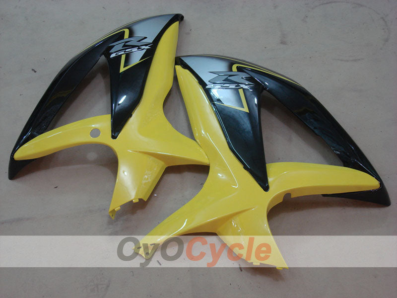 Kit de carenado por inyección para GSX R600 08-10 - Amarillo, Negro - Estilo de fábrica #OYO87905417