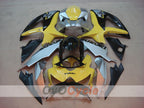 Kit de carenado por inyección para GSX R600 08-10 - Amarillo, Negro - Estilo de fábrica #OYO87905417