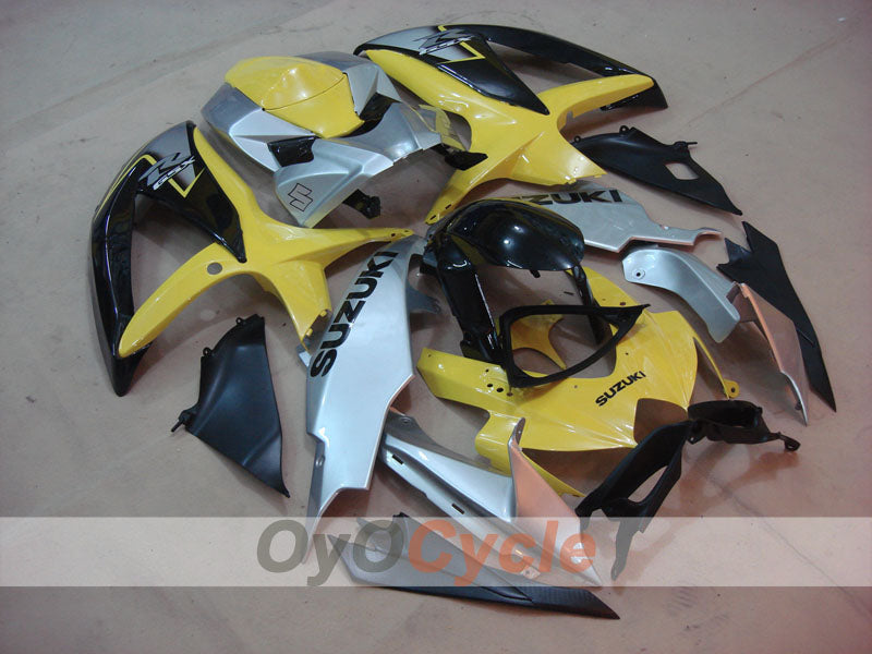 Kit de carenado por inyección para GSX R600 08-10 - Amarillo, Negro - Estilo de fábrica #OYO87905417 Imagen principal del producto