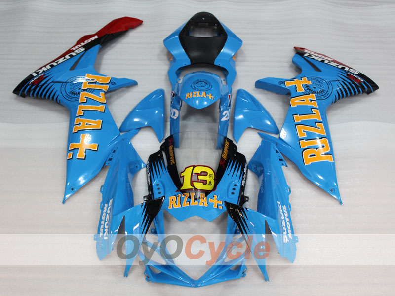 Kit de carenado por inyección para GSX R750 11-26 - Azul - Rizla+ #OYO87905481 Imagen secundaria del producto