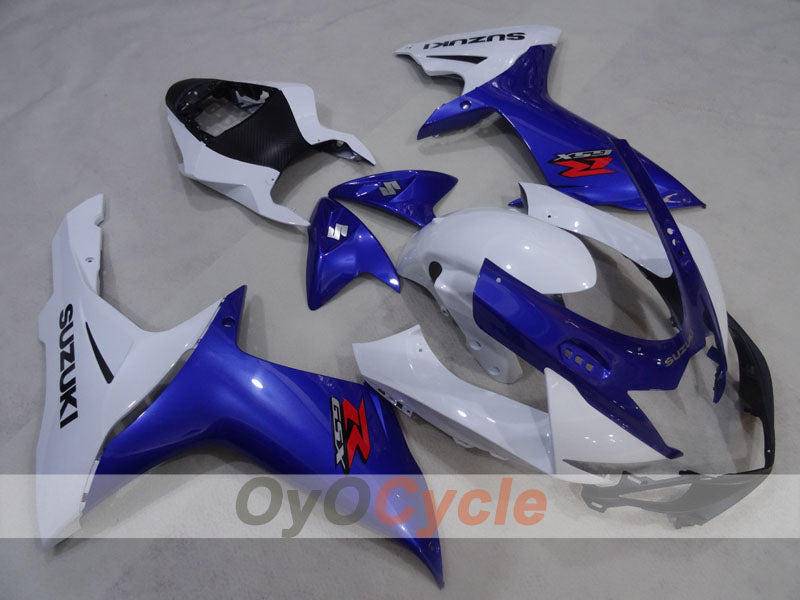 Carenado de inyección para GSX R600 11-26 - Azul, Blanco - Estilo de fábrica #OYO87905467 Imagen secundaria del producto