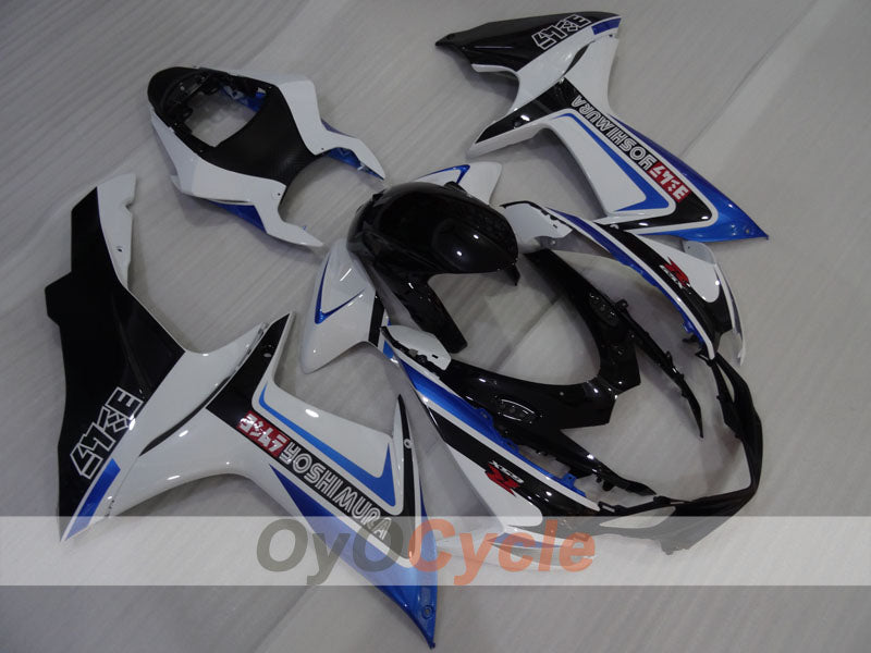Carenado por inyección para GSX R600 11-26 - Azul, Blanco, Negro - YOSHIMURA #OYO87905469