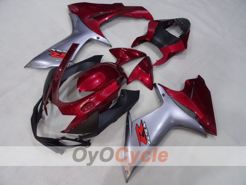 Carenado de inyección para GSX R750 11-26 - Rojo, Plata - Estilo de fábrica #OYO87905486 Imagen principal del producto